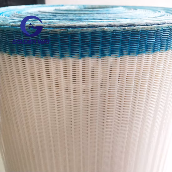 ポリエステルコルゲーター紙コンベヤ脱硫平織り帯電防止生地ペットスパイラルプレスメルトブローンメッシュスラッジ脱水フィルターワイヤーメッシュベルト